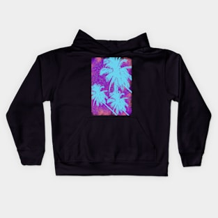 Neon Dreams and Skylines Kids Hoodie